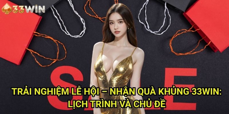 Trải nghiệm lễ hội – nhận quà khủng 33WIN: Lịch Trình Và Chủ Đề
